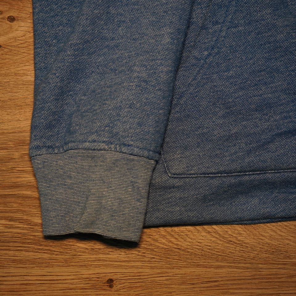 CONVERSE PULLOVER SWEATSHIRT KAPUZE GR. L BLAU in Recke