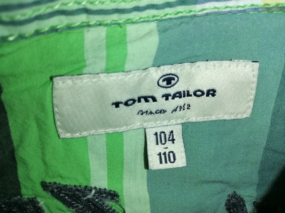 Tom Tailor Kurzarmhemd Größe 104/110 in Oftersheim