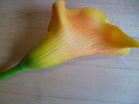 neu Kunstblume Calla gelb orange 100 cm Niedersachsen - Laatzen Vorschau