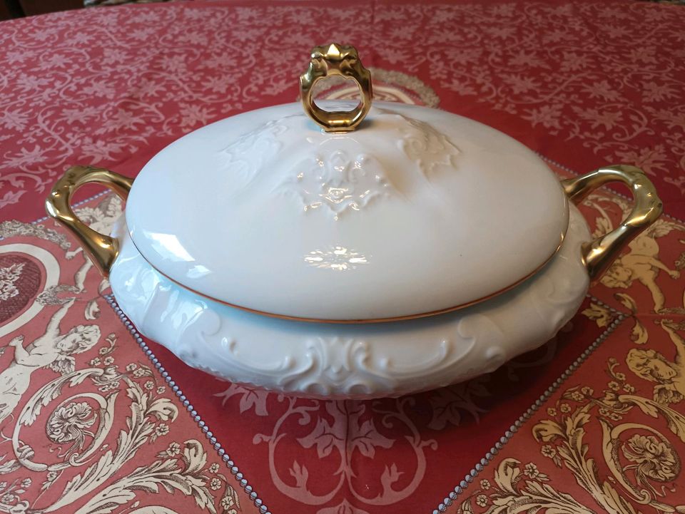 Limoges Terrine Porzellan *Neu **1940 in Dortmund