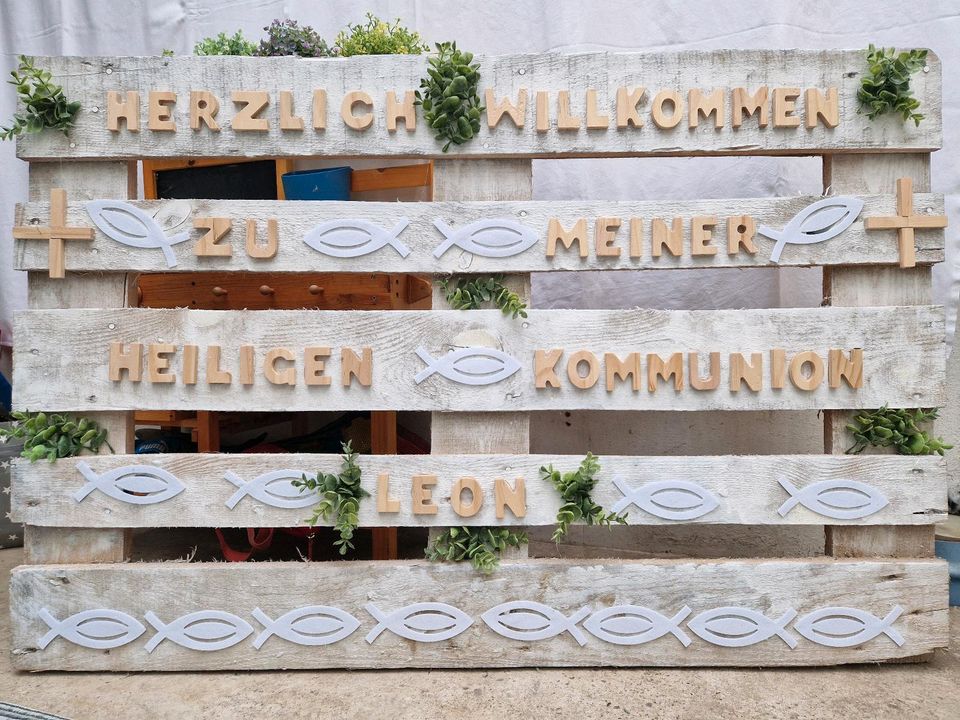 Kommunion Begrüßung Dekoration in Meinerzhagen