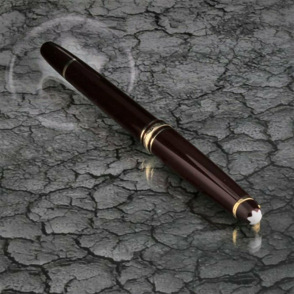 Montblanc Bordeaux 4810 Meisterstuck 144 Füller poliert Zertifikat Neuw. Füllfederhalter Geschenk Weihnachten Wunschgravur Sammler Top Versand Händler DHL Echt in Igel