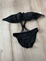 65H Badeanzug Monokini Macrame ethno schwarz trägerlos Baden-Württemberg - Mühlhausen Vorschau