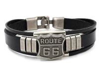 Route 66 Armband, echtes Leder, Motorrad, Biker, # NEU # Niedersachsen - Westoverledingen Vorschau