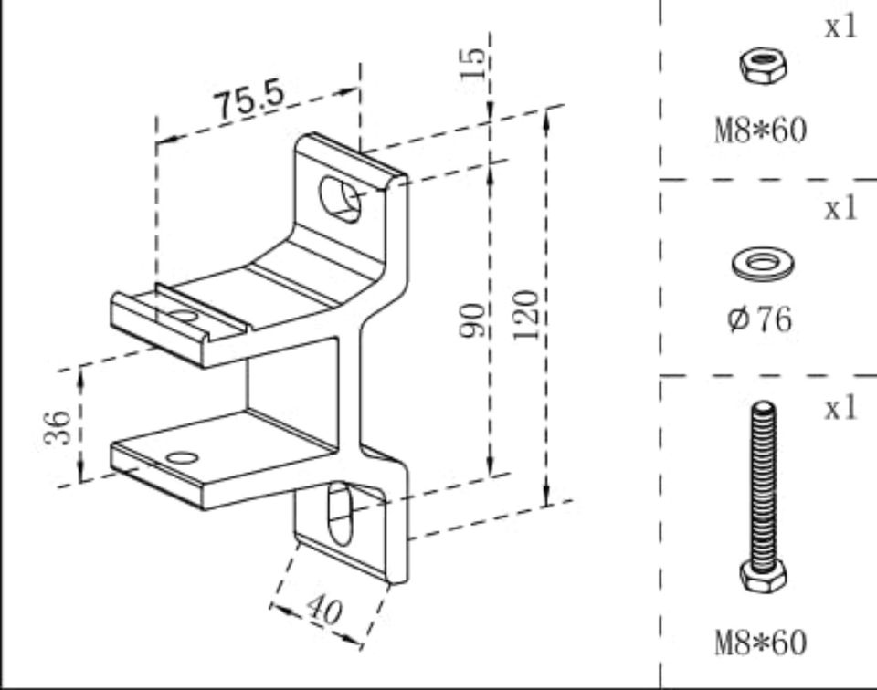 Markisen Wandkonsole Wandhalterung für Gelenkarm- Befestigungen in Calbe (Saale)