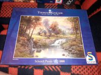 Puzzle Schmidt Thomas Kinkade Holzhaus am Bach 1000 Teile Nordrhein-Westfalen - Lippstadt Vorschau