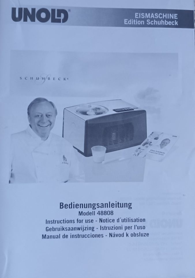 UNOLD Eismaschine in Berlin
