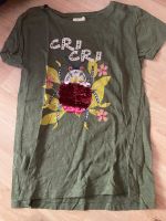 Shirt Wendepailetten 152 Käfer Mädchen grün Dresden - Coschütz/Gittersee Vorschau