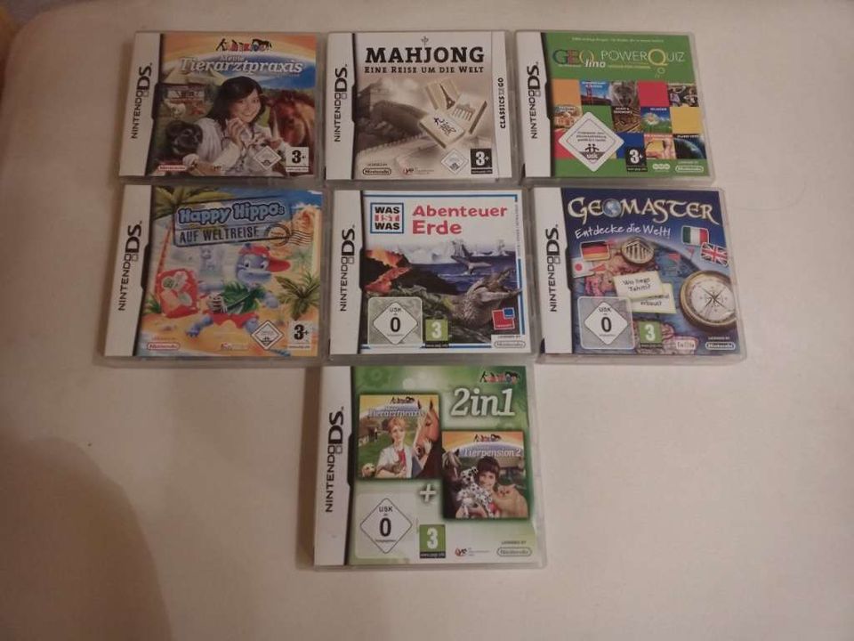 7 Stk. Nintendo DS Spiele in Kiefersfelden