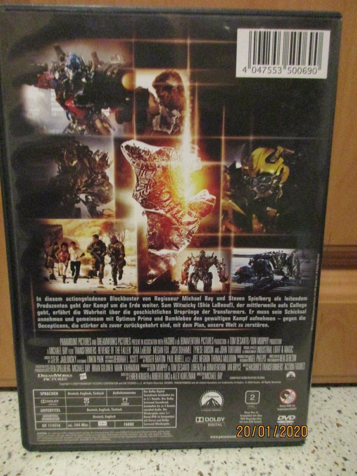 Transformers 4 Teile DVD's in Lutherstadt Wittenberg