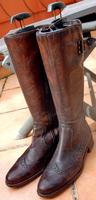 Lederstiefel braun Gr. 40 Berlin - Zehlendorf Vorschau