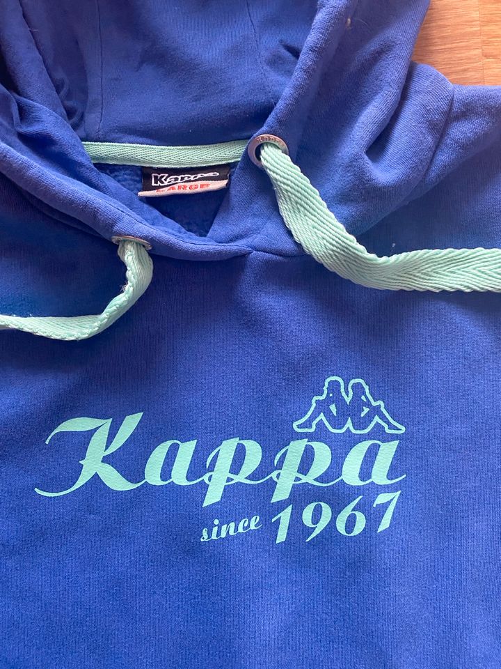 Toller Kappa Hoodie Sweatshirt Kapuzenpulli Gr. L in Dossenheim