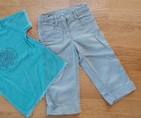 Sommer Mädchen 3/4 Jeans Hose Gr 116 Grau C&A Palomino Bio Cotton Nordrhein-Westfalen - Jüchen Vorschau