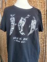 Cooles T-shirt von Cecil, anthrazit mit Chilis, Gr. L (eher 44) Baden-Württemberg - Eriskirch Vorschau