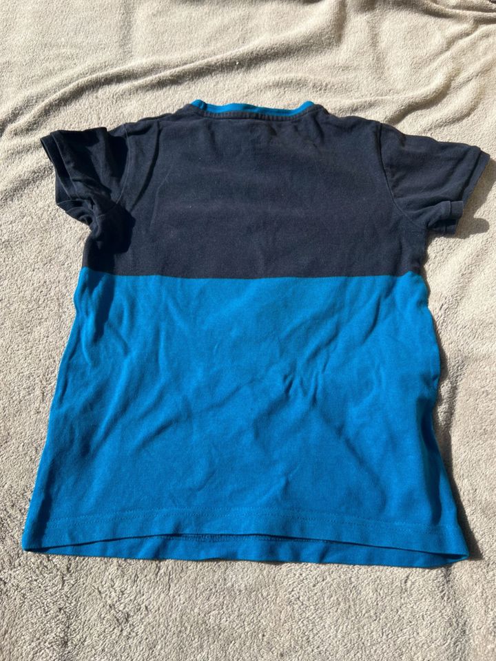 engelbert strauss Kinder T-shirt 122/128 blau/schwarz in Klingenberg am Main