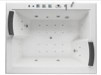 Premium LED Whirlpool Badewanne 180x142 cm +Ozon +Heizung 2 Pers. Bayern - Hofkirchen Vorschau