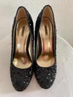 Pailletten High Heels schwarz neu Hessen - Rödermark Vorschau