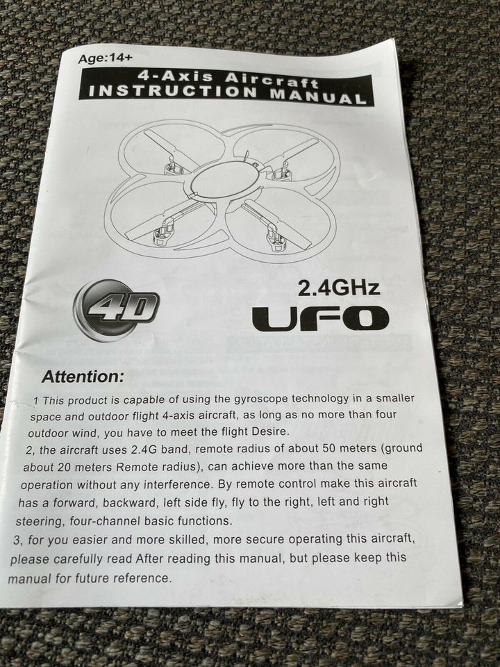 4D UFO mit Fernsteuerung in Gotha