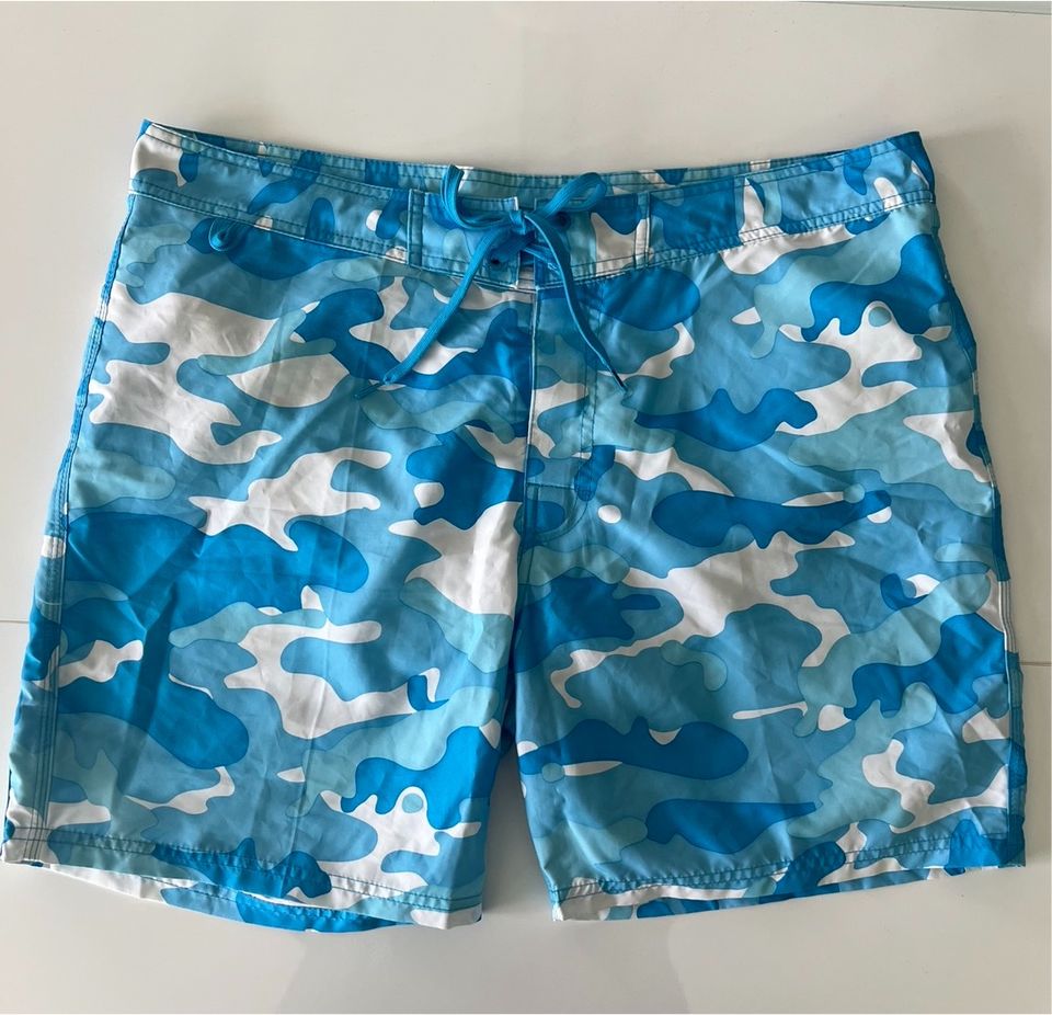 Sundek, Herren Badeshorts, Farbe Türkis/weiß, Gr. 36 in Pforzheim