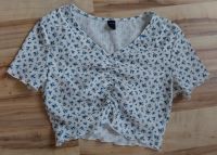 Shein T-Shirt in weiß mit Blumenprint • Größe S Bayern - Haimhausen Vorschau