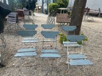 6 Vintage Klappstühle, Gartenstühle, Biergartenstühle,Shabby Chic Bayern - Regensburg Vorschau