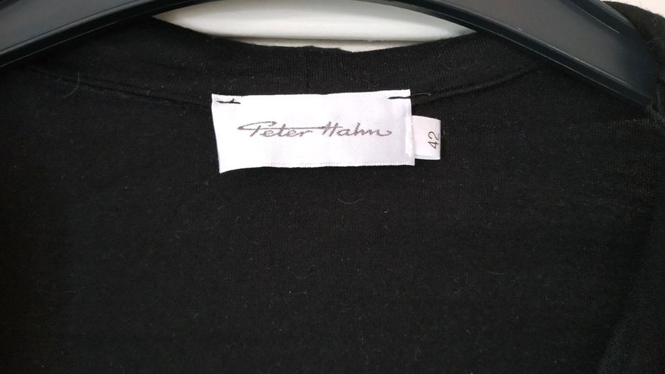 Langarm Shirt Bluse von Peter Hahn mit Rüschen Gr. 42 in Welzheim