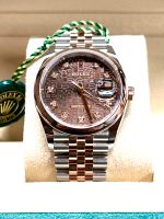 Rolex Datejust 36 Chocolate Diamond Stahl 18K Roségold NEU/Garant Hessen - Groß-Umstadt Vorschau