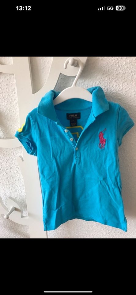 Türkises Poloshirt Ralph Lauren mit Big Pony, Gr. 6 Jahre in Wilhelmshaven