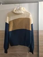 Zaful Strickpullover Rollkragen Farbblock Blau Braun M NEU Nordrhein-Westfalen - Dinslaken Vorschau