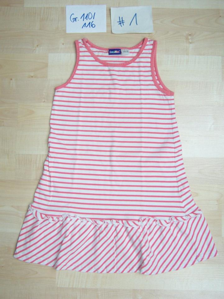 Mädchen, Kleid, Bolero, H&M, Gr. 110/116, Schmetterling, Streifen in Wettin-Löbejün