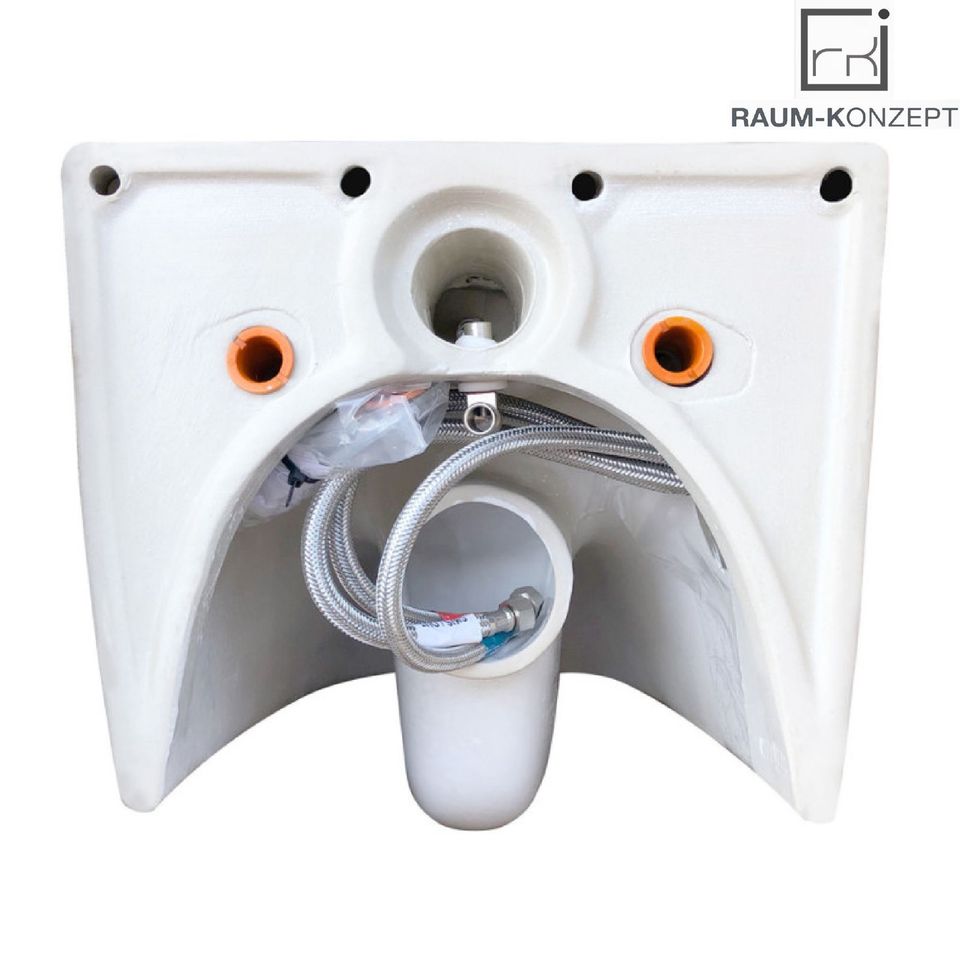 2 in 1 Dusch WC | Taharet | Armatur | Bidet Toilette | Randlos Taharat Lavabo | Türkei | Japan | Asien | Hygiene Dusche mit Armatur | kalt und warm Wasser in Kierspe