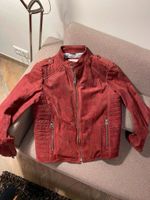 Tom Tailor Lederjacke  rot Frankfurt am Main - Gallusviertel Vorschau