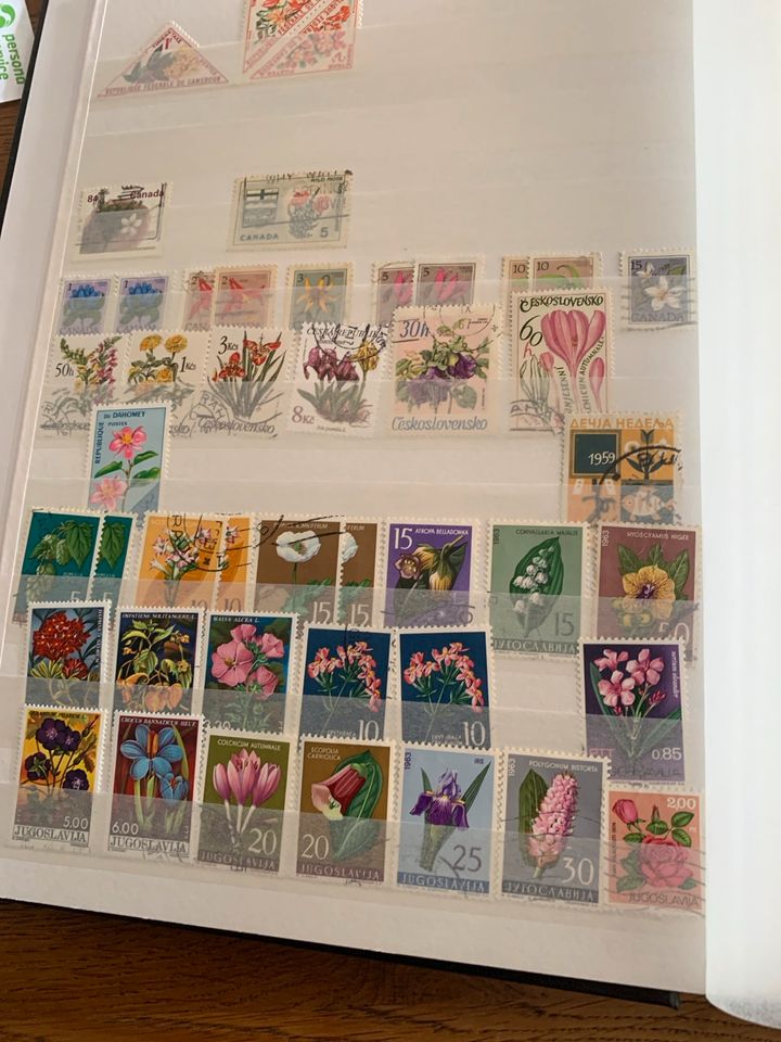 Briefmarken Blumenmotive in Lengerich
