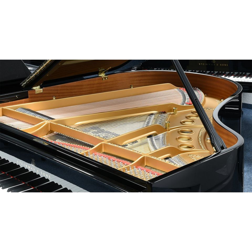 Steinway & Sons Flügel, M170, gebraucht, 1920, schwarz Hochglanz in Jena