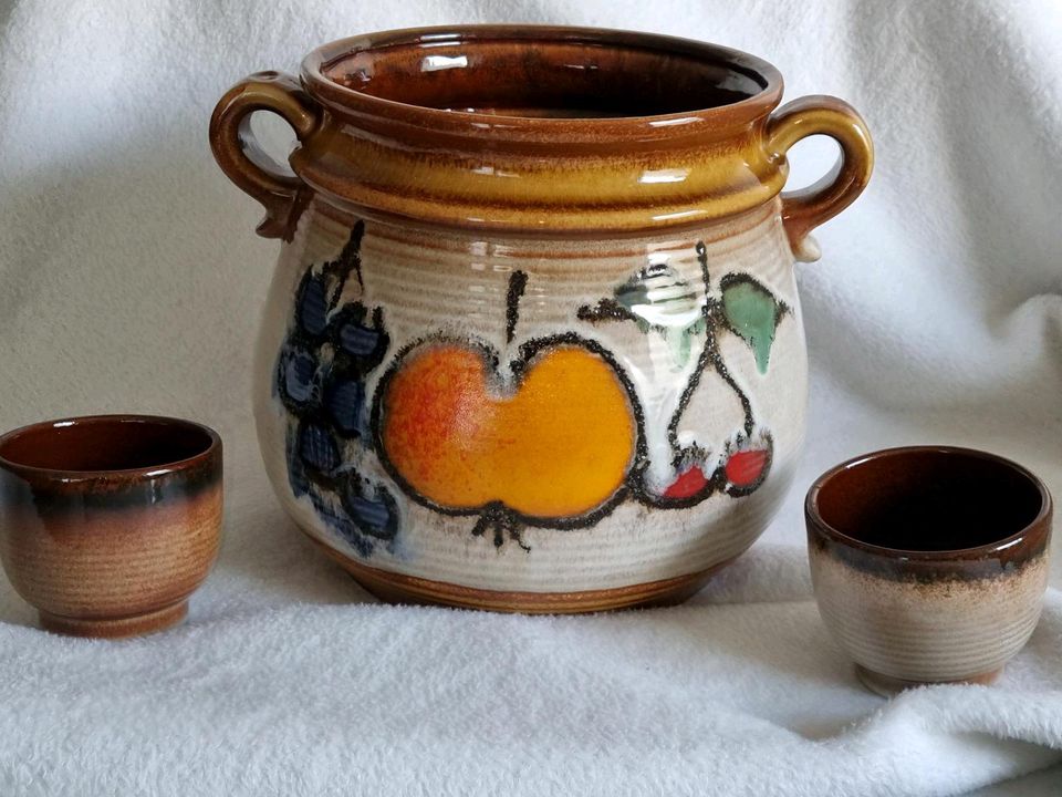 Scheurich Bowle-Set 822-30 Keramik handgemalt in Sigmaringen