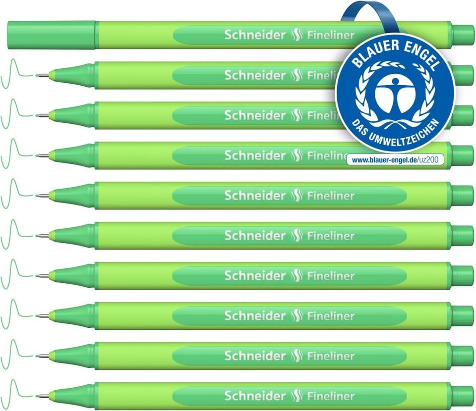 Schneider Line-Up Fineliner (Strichstärke 0,4 mm, aus biobasierte in Körle