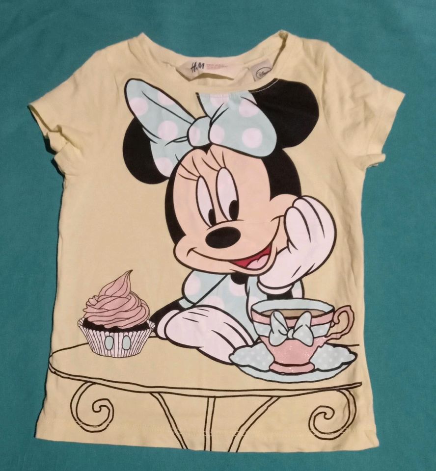 T shirt Gr.92 gelb " Minnie Mouse " von H&M in Wiesbaden