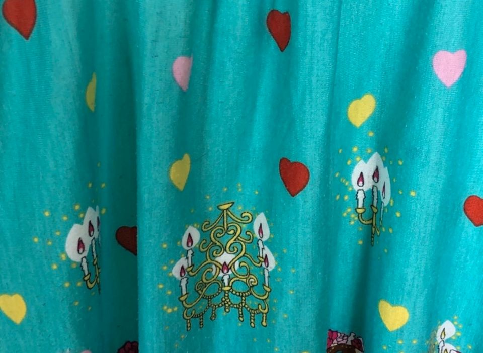 Bunt Mädchen Damen Herzen Kitty Kleid Shirtkleid Tunika S 36 süß in Osnabrück