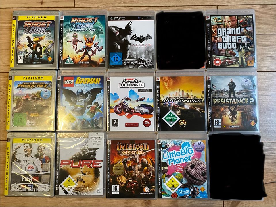 13x Playstation 3 diverse Spiele in Glienicke/Nordbahn