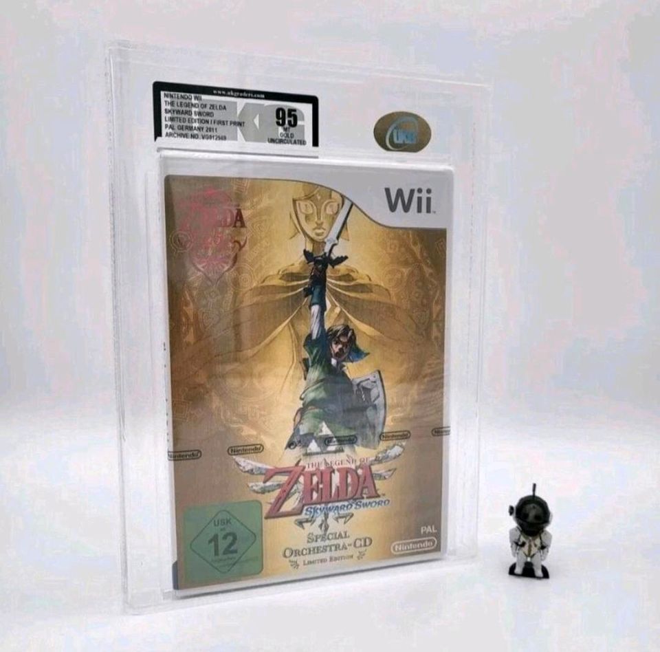 UKG 95 Zelda Skyward Sword Limited Edition Nintendo Wii VGA WATA in Wittlingen
