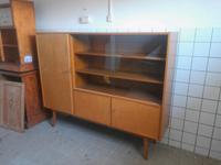 schöner mid-century Vitrinenschrank DDR Brandenburg - Bernau Vorschau