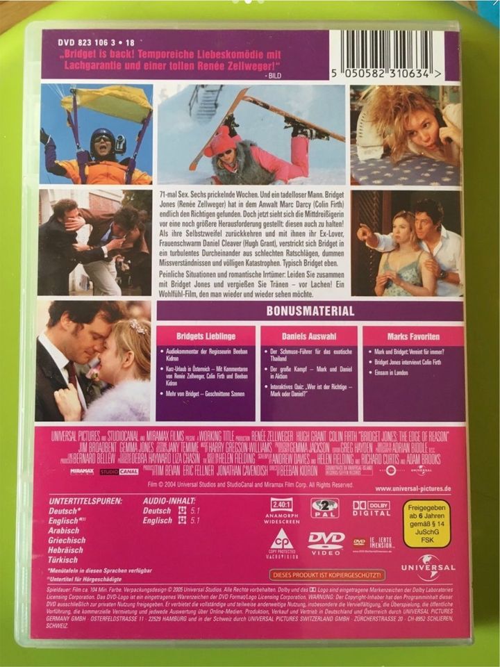 DVD: Bridget Jones - am Rande des Wahnsinns in Hamburg