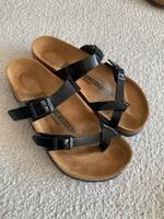 Birkenstock Mayari Echtleder Lack Birkoflor Zehentrenner Brandenburg - Templin Vorschau