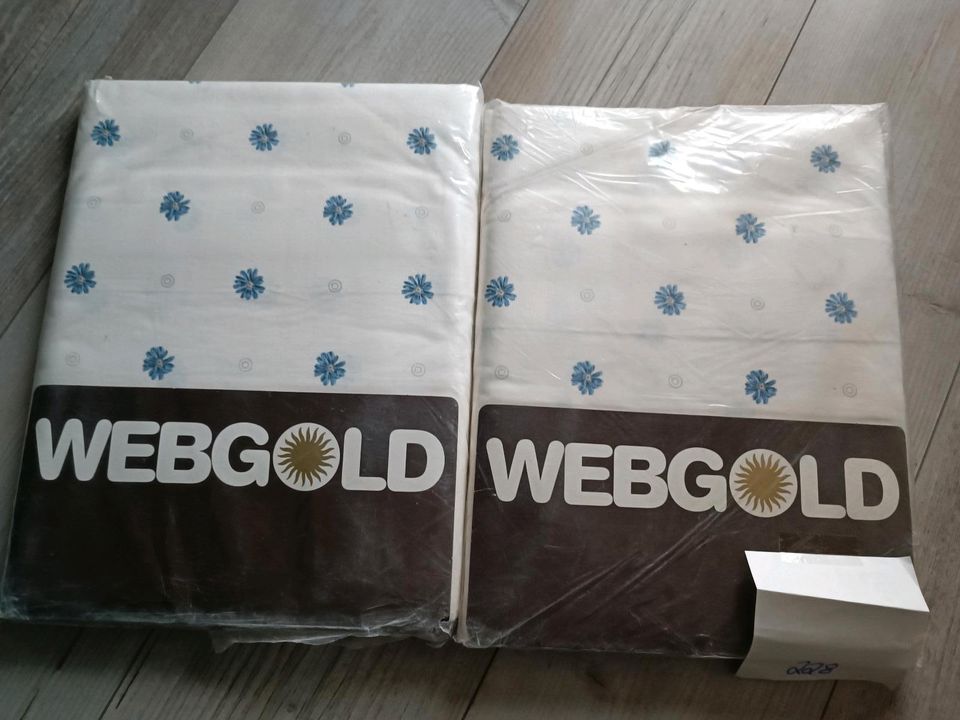 Webgold Bettwäsche 4tlg Silke 5474/731, 155x200, Creme * NEU in Glattbach Unterfr.