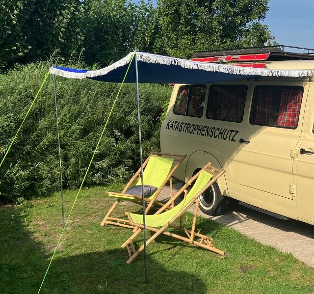 Sonnensegel Retro mit Keder 8mm für Van oder Wohnwagen in Riedelberg