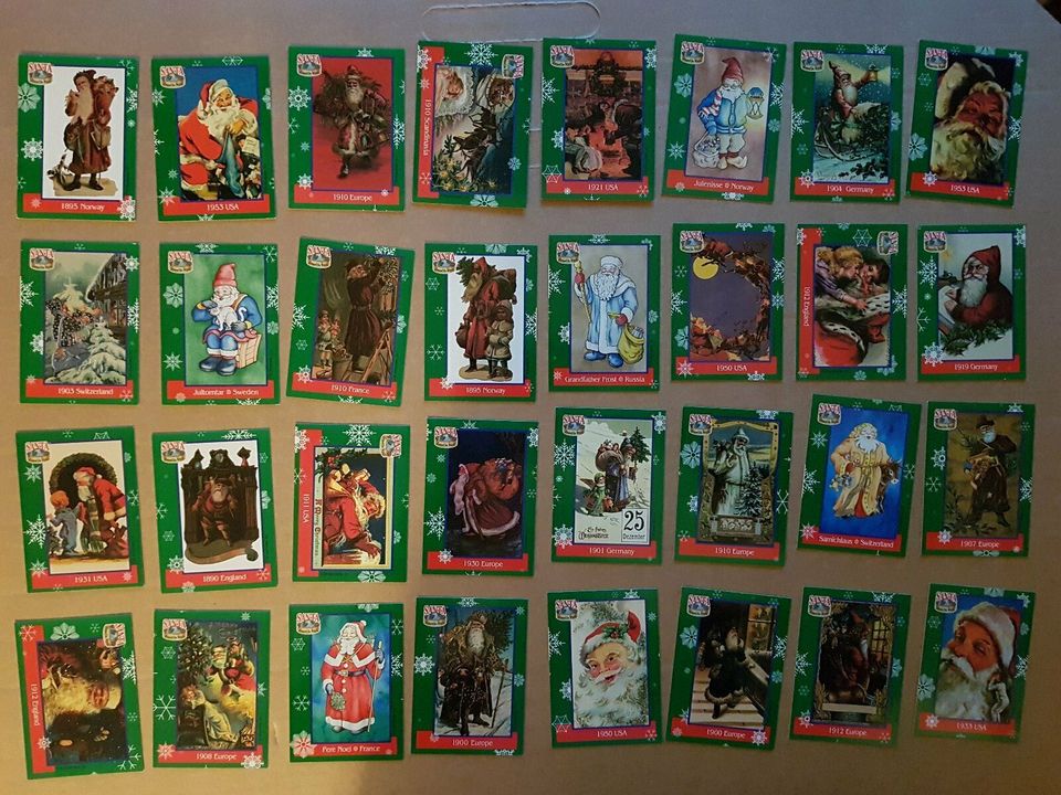 Trading Cards Santa around the World - 72 Cards - Komplett ! in Struvenhütten