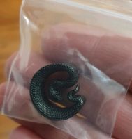 1x Tunnel Plug Ear Saddle Snake/Schlange schwarz 16 mm Stahl NEU Berlin - Steglitz Vorschau