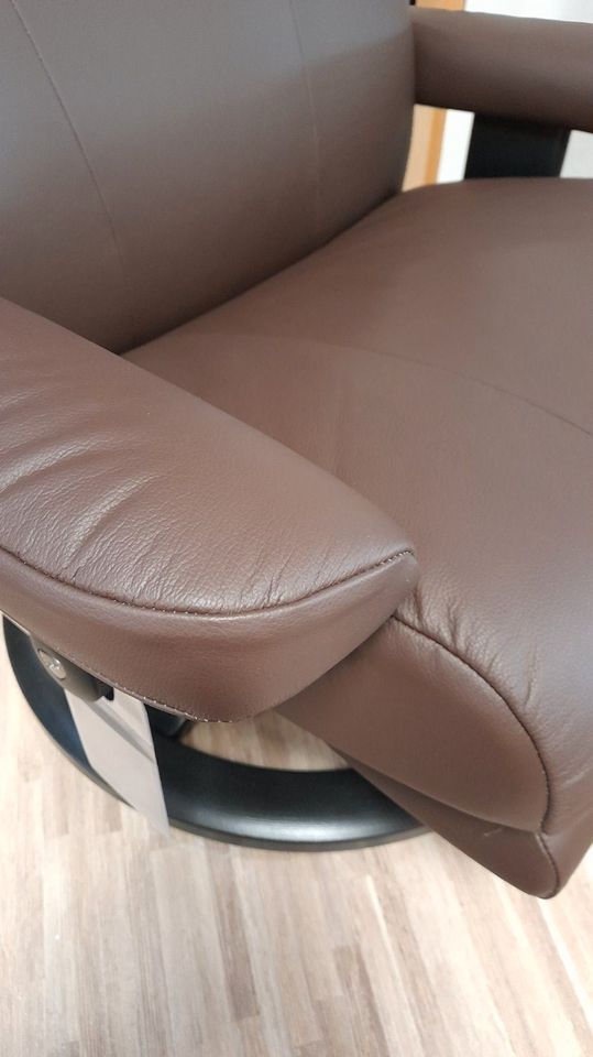 Stressless Sessel Leg & Back Akku Batick Brown Classic Black in Kaiserslautern