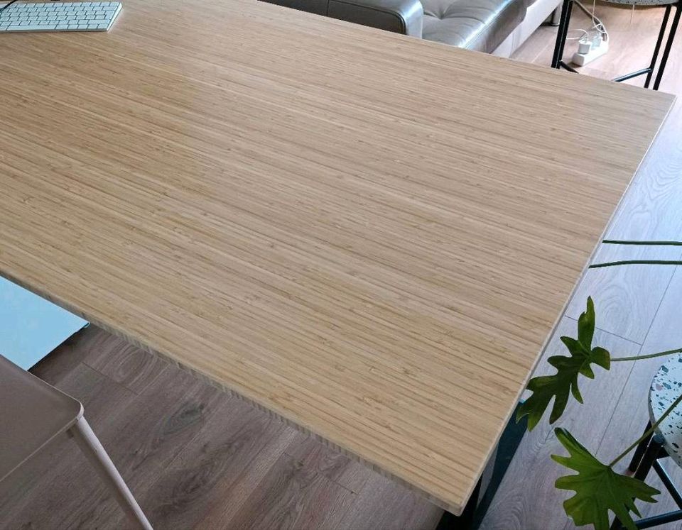 FlexiSpot Tisch Tischplatte Schreibtisch Platte Holz Bambus in Gersthofen