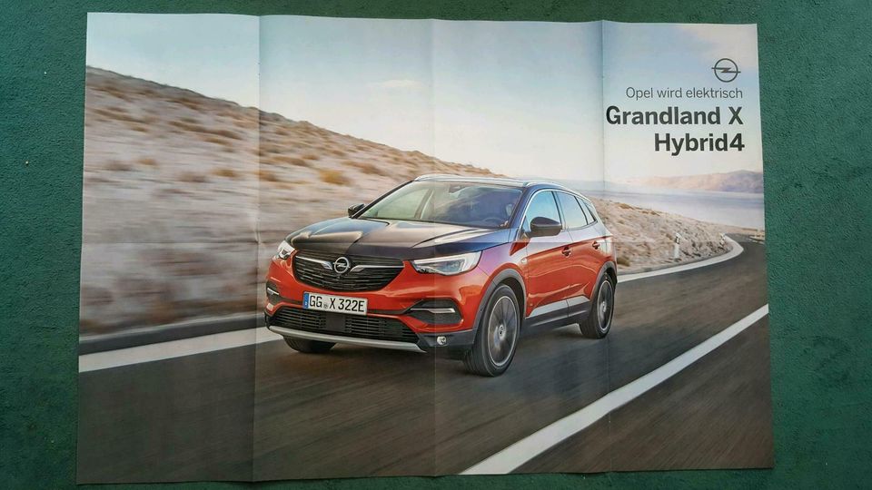 Poster beidseitig in Farbe Opel Grandland X in Bremen